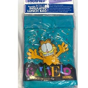 Garfield Thermos Insulated Lunch Bag Tote NEW IN PACKAGE 1980s VTG